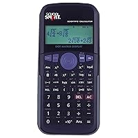School Smart CS-209 Scientific Digit Calculator with Extra Large Digital Display, Black