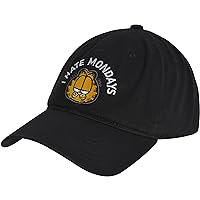 Concept One Garfield Dad Hat, Cotton Adjustable Baseball Cap with Curved Brim