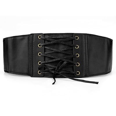 Alivila.Y Fashion Faux Leather Steampunk Sexy Underbust Waist Belt Corset