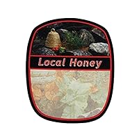 Mann Lake Customizable Garden Skep Honey Labels, for 12 oz Bear-Shaped Honey Bottles, Self-Adhesive, Easy-to-Apply, Multi-Surface Applicable, Roll of 250 (5/8