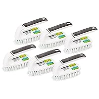 Scotch-Brite All Purpose Brush, For Tile Floors and Walls, Shower Doors, Tubs, Bathroom Fixtures, and More, 6 Count