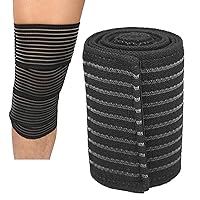 Sports Knee Compression Sleeve Support,Knee Brace,High Elastic Bandage,Anti Sprain Knee Support Protective Strap for Men and Women Weightlifting, Running (Black), Knee Brace,Sports Knee Compressi