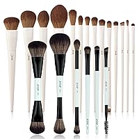 Jessup Double Sided Makeup Brushes Set T501 Bundled with Makeup Brush Set T329