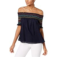 Trina Turk Women's Relax Smocked Off The Shoulder Top