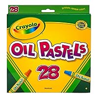 Crayola Oil Pastels, School Supplies, Kids Indoor Activities At Home, 28 Assorted Colors