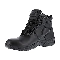 Mens Fastener Slip Resistant Soft Toe Work Safety Shoes Casual - Black