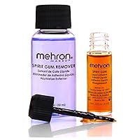 Makeup Spirit Gum & Remover Combo Kit | Spirit Gum Adhesive and Remover | Professional Cosmetic Glue for Face, Skin, & Body