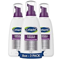 Pro Oil Removing Foam Wash, Foaming Facial Cleanser, Fragrance Free Formula Suitable for Sensitive Skin, 8 Fl Oz (Pack of 3)