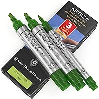 KINGART 453-6C PRO Neon 6 Ct. Extra Fine Paint Pens, 0.7mm Tip, 6  Fluorescent Acrylic Paint Markers, Low-Odor Water-Based Quick Dry Paint  Markers for