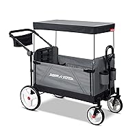 City Luxe Stroll ‘N Wagon, Grey with Parent Caddy and Internal Storage Pockets, for 1+ Years (Amazon Exclusive)