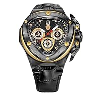 Tonino Lamborghini Spyder 8955 Black Chronograph Automatic Watch
