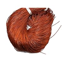 1MM Dark Orange Dabka/French Wire for Aari, Zardosi Embroidery and Jewelry Work (400 Grams)