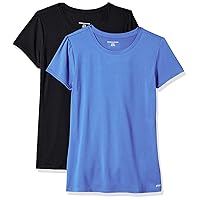 Women's Tech Stretch Short-Sleeve Crewneck T-Shirt (Available in Plus Size), Multipacks