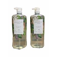 Essential Oils Botanicals Mint and Ginseng Volumizing Shampoo 2 large bottles
