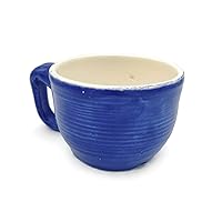 Ceramic Royal Blue Mug, Pottery Coffee Cup with Handle, for Men or Women