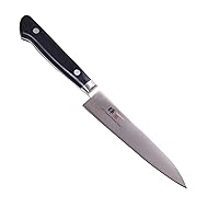 Kagayaki Japanese Chef’s Knife, KG-2ES Professional Petty Knife, VG-1 High Carbon Japanese Stainless Steel Pro Kitchen Knife with Ergonomic Pakka Wood Handle, 5.9 inch