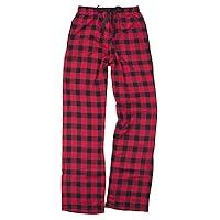 boxercraft Haley Flannel Pants for Women, 100% Cotton Flannel Pants with Side Pockets and Adjustable Drawstring