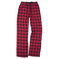 boxercraft Haley Flannel Pant for Women, 100% Cotton Flannel Pant with Side Pockets and Adjustable Drawstring