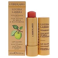 L'Erbolario Lip Gloss - Apple and Mandarin Juice For Unisex 0.15 oz Lip Balm