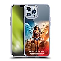 Head Case Designs Officially Licensed Wonder Woman Movie Group Posters Soft Gel Case Compatible with Apple iPhone 13 Pro Max and Compatible with MagSafe Accessories