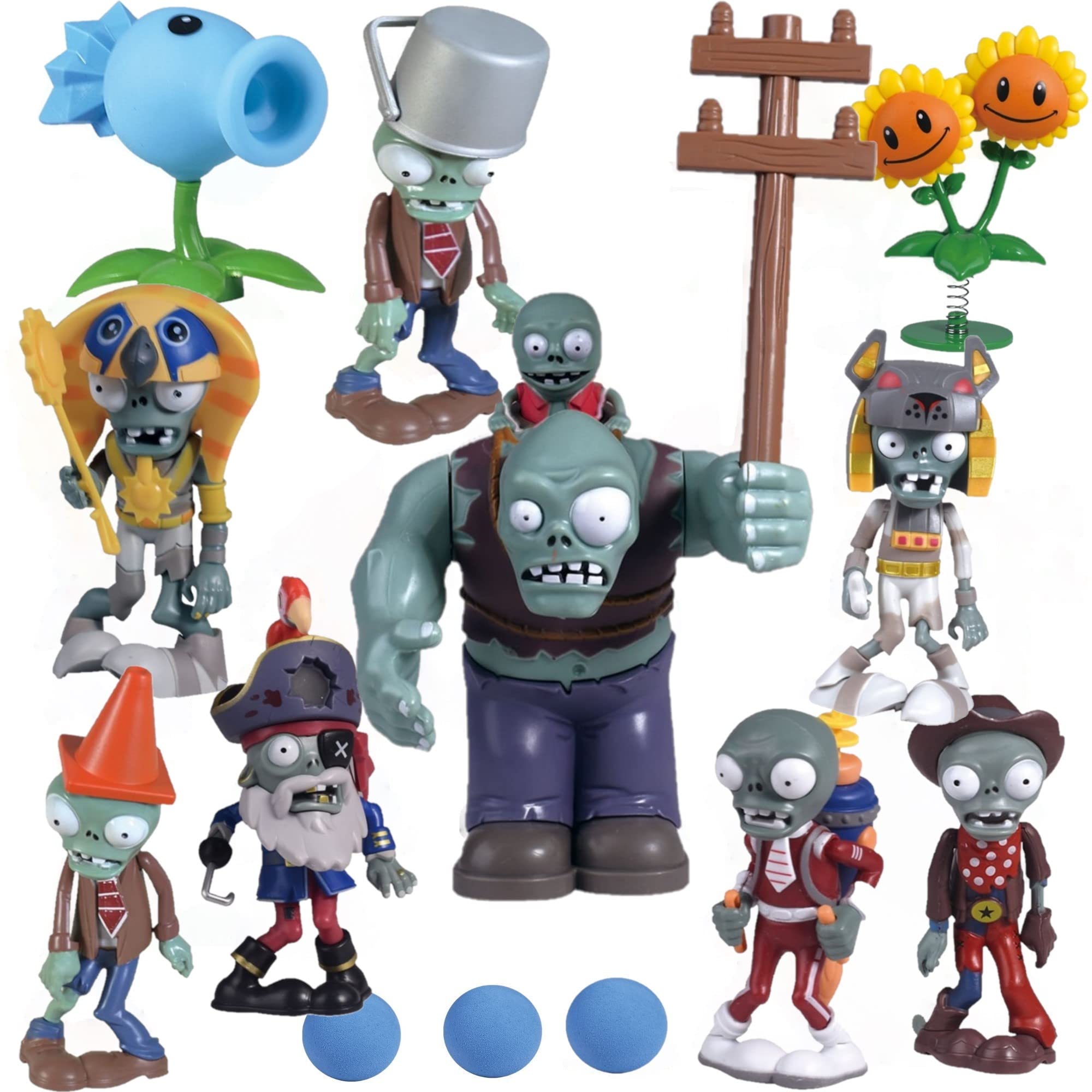 Mua Plants and Zombies Toys Figures vs Peashooter Party Favors Birthday ...