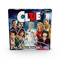 Hasbro Gaming Clue Game Ghost of Mrs. White, Mystery Board Game, Compatible with Alexa, Kids Ages 8 and Up (Amazon Exclusive)