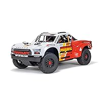 ARRMA Mojave RC Truck 4X4 4S BLX 1/8th Scale Desert Truck RTR (Battery and Charger Not Included), White/Red ARA4404T1