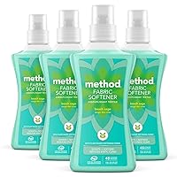 Method Fabric Softener; Beach Sage; 53.5 Ounces; 45 Loads; 4 pack; Packaging May Vary