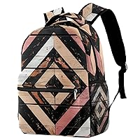 Travel Backpacks for Women,Mens Backpack,Geometric Stripes,Backpack