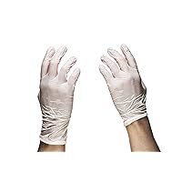 Xtra Large Latex Powder Free Gloves Pack of 100 Ct. Spa ware Foodservice and Industrial. Pack of 100 Count, White (SSXlargeGlovelatex-100CT)