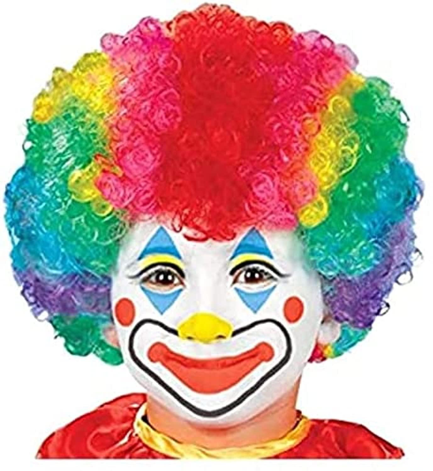 Amscan 840170 Rainbow Clown Wig - Child