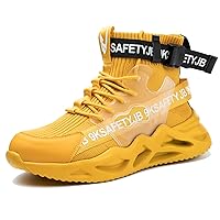 Steel Toe Shoes for Men Women Work Safety Footwear Lightweight Breathable Comfortable Industrial Construction Sneakers