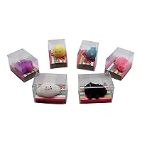 Mochi Squishy Animal Toys – Fun Mini Kawaii Squishies for Kids and Adults – Great Party Favors, Stress Relief Toys, and Fidget Toy – Super Soft, Non-Toxic, Make Great Gift Items (6 Pack)