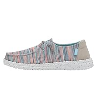Hey Dude Women's Wendy Chambray | Women's Shoes | Women's Lace Up Loafers | Comfortable & Light-Weight