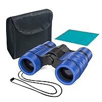 Binoculars for Kids Toys Gifts for Age 3-12 Years Old Boys Girls Kids Telescope Outdoor Toys for Sports and Outside Play Hiking, Bird Watching, Travel, Camping, Birthday Presents (Dark Blue)