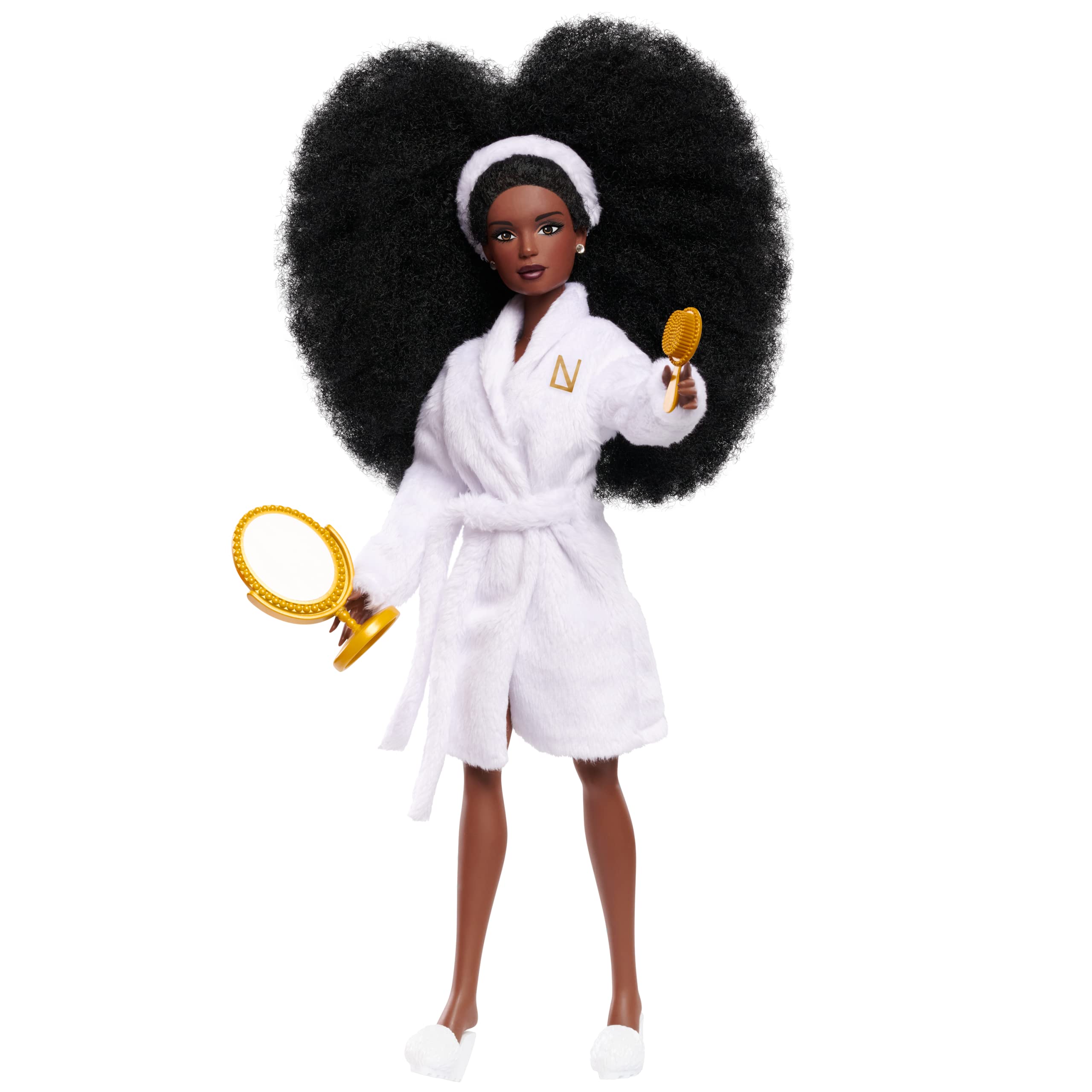 Naturalistas Fashion Pack Wash Day 5-Piece Outfit and Accessories Set for 11.5-Inch Tall Naturalistas Dolls, Designed and Developed by Purpose Toys