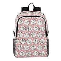ALAZA Cute Sheep with Heart Lightweight Backpack for Daily Shopping Travel