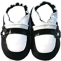 Soft Sole Leather Baby Shoes Infant Toddler Child Kid Boy Girl Crib Shoes Maryjane Black