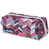 KAVU Pixie Pouch Accessory Travel Toiletry and Makeup Bag, Sunset Blocks