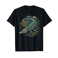 Surrealism Japanese Painting Alligator T-Shirt
