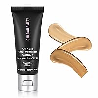 3 in 1 Tinted Face Moisturizer with Anti-Aging Antioxidants, Vitamin A&E - SPF 30 Sunscreen with UVA/UVB Protection - Oil Free, Vegan, Cruelty & Paraben Free, For All Skin Types - (Light)