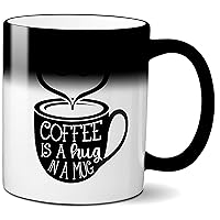 Coffee Mug Unique Gift Coffee Lover 11 oz Black Magic Ceramic Cup Personalised
