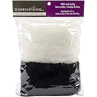 Dimensions Roving Roll, Bulk Black and White