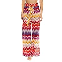 Trina Turk Portofino Pants, Casual, Wide Leg, Beach Cover Ups for Women