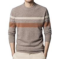 Men's Sweater 100% Wool Sweater Crew Neck Clothing
