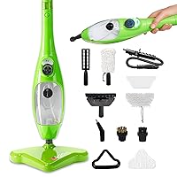 H2O X5 Steam Mop and Handheld Steam Cleaner For Cleaning Hardwood and Kitchen Tile Floors, Grout Cleaner, Upholstery Cleaner and Carpets