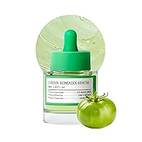 Green Tomato Serum, Pore Tightening with 67% Green Tomato Extract, Vit C and PHA, Elastcity Boosting and Skin Moisturization, Fragrance Free, Vegan & Dermatologically Tested, 1.01 fl.oz