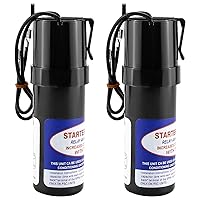 AMI PARTS SPP6 Hard Start Capacitor Replacement 115V Thru 288VAC Hard Start kit for air Conditioner Units from 4,000 to 120,000(1/2 Thru 10H.P.),Increases Compressor Torque 500% 2pcs