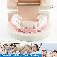 Anti Teeth-Grinding Dental Guard,Ready to use,No Boiling or Molding, Slim, Sleek and Comfortable Works for Upper and Lower Jaw, relieves Pain