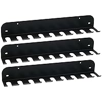 D4345 Pipe Clamp Rack, 3-Pack,Black